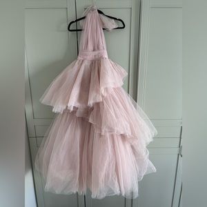 Pink Tulle Gown